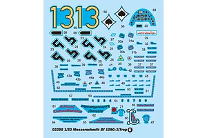 Trumpeter 1/32 Messerschmitt Bf 109G-2/Trop Fighter Scaled Plastic Model Kit image 28883