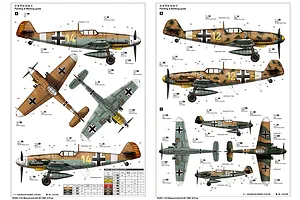 Trumpeter 1/32 Messerschmitt Bf 109F-4/Trop Fighter Scaled Plastic Model Kit image 28914