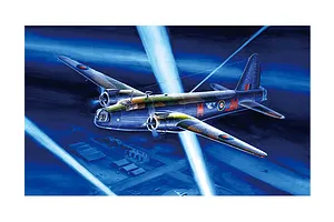 Trumpeter 1/72 British Vickers Wellington Mk.X Bomber Scaled Plastic Model Kit image 28993