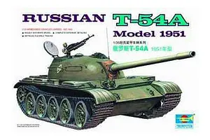 Trumpeter 1/35 Russian 1951 T-54A Tank Scaled Plastic Model Kit image 2