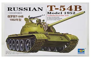 Trumpeter 1/35 Russian 1952 T-54B Tank Scaled Plastic Model Kit image 29027