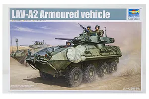 Trumpeter 1/35 LAV-A2 Armoured Vehicle Scaled Plastic Model Kit image 29034