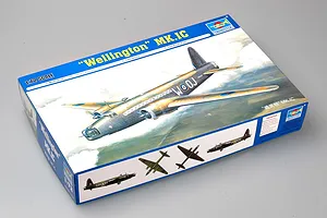 Trumpeter 1/72 British Wellington Mk.IC Bomber Scaled Plastic Model Kit image 29048