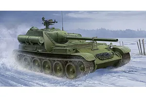 Trumpeter 1/35 Soviet SU-101 SPA Self-Propelled Gun Scaled Plastic Model Kit image 29061