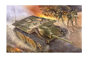 Trumpeter 1/35 German Entwicklungsfahrzeug E10 Self-Propelled Gun Scaled Plastic Model Kit image 29079