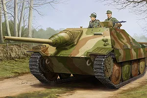 Trumpeter 1/35 German Jagdpanzer 38(t) Hetzer-Starr Self-Propelled Scaled Plastic Model Kit image 29105