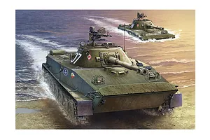 Trumpeter 1/35 Polish PT-76B Amphibious Turret Tank Scaled Plastic Model Kit image 29162