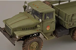 Trumpeter 1/35 Russian 6x6 URAL-4320 Truck Scaled Plastic Model Kit image 29222