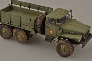 Trumpeter 1/35 Russian 6x6 URAL-4320 Truck Scaled Plastic Model Kit image 29224