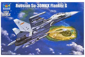 Trumpeter 1/72 Russian Su-30MKK Flanker G Fighter Jet Scaled Plastic Model Kit