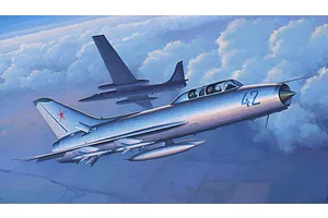 Trumpeter 1/48 Soviet Su-9U Maiden Jet Scaled Plastic Model Kit image 29262