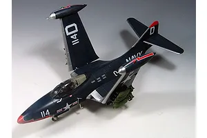 Trumpeter 1/48 US Navy F9F-3 Panther Fighter Jet Scaled Plastic Model Kit image 29310