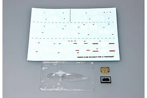 Trumpeter 1/48 US Navy F9F-3 Panther Fighter Jet Scaled Plastic Model Kit image 29320