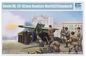 Trumpeter 1/35 Soviet ML-20 152mm Howitzer M1937 (Standard) Scaled Plastic Model Kit image 29321