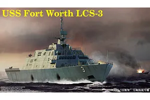 Trumpeter 1/350 USS Fort Worth LCS-3 Frigate Plastic Model Kit image 29333