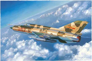 Trumpeter 1/48 J-7C/J-7D Jet Scaled Plastic Model Kit
