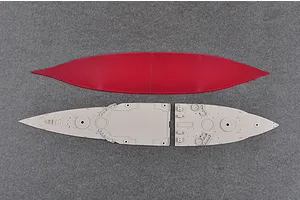 Trumpeter 1/700 USS West Virginia BB-48 1945 Battleship Plastic Model Kit image 29444