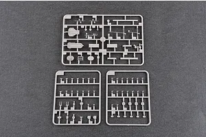 Trumpeter 1/700 USS West Virginia BB-48 1945 Battleship Plastic Model Kit image 29451