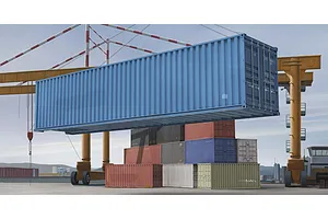 Trumpeter 1/35 40ft Shipping Container Scaled Plastic Model Kit image 29469