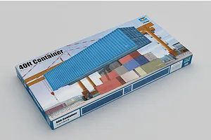 Trumpeter 1/35 40ft Shipping Container Scaled Plastic Model Kit image 29471