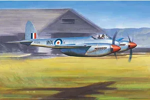 Trumpeter 1/48 De Havilland Hornet F.1 Fighter Scaled Plastic Model Kit image 29482