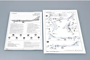 Trumpeter 1/144 TU-95MS Bear-H Bomber Scaled Plastic Model Kit image 29493
