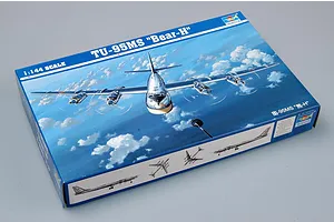 Trumpeter 1/144 TU-95MS Bear-H Bomber Scaled Plastic Model Kit image 29498