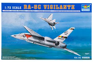 Trumpeter 1/72 RA-5C Vigilante Jet Scaled Plastic Model Kit