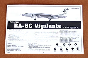 Trumpeter 1/72 RA-5C Vigilante Jet Scaled Plastic Model Kit image 5