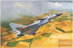 Trumpeter 1/72 Chinese J-10B Jet Scaled Plastic Model Kit image 29525