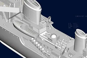 Trumpeter 1/350 German Zerstorer Z-25 1944 Destroyer Plastic Mod Kit image 29602