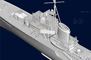 Trumpeter 1/350 German Zerstorer Z-25 1944 Destroyer Plastic Mod Kit image 29605
