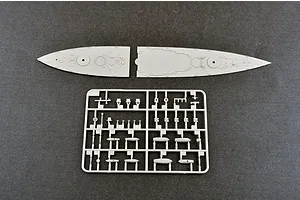 Trumpeter 1/700 USS Tennessee BB-43 1941 Battleship Plastic Model Kit image 29666