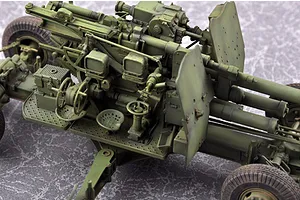 Trumpeter 1/35 Soviet KS-19M2 100mm Air Defense Gun (Late Version) Scaled Plastic Model Kit image 29724