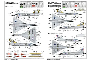 Trumpeter 1/72 F-106A Delta Dart Fighter Jet Scaled Plastic Model Kit image 6