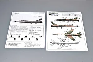Trumpeter 1/72 F-105G Wild Weasel Jet Scaled Plastic Model Kit image 29783