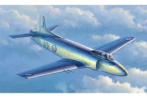 Trumpeter 1/48 Supermarine Attack F.1 Fighter Jet Scaled Plastic Model Kit image 29799