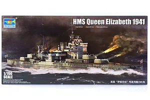 Trumpeter 1/700 HMS Queen Elizabeth 1941 Battleship Plastic Model Kit