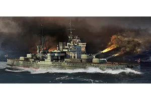 Trumpeter 1/700 HMS Queen Elizabeth 1941 Battleship Plastic Model Kit image 29850