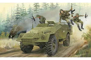 Trumpeter 1/35 Russian BTR-40 Armoured Personnel Carrie Scaled Plastic Model Kit image 29867