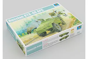 Trumpeter 1/35 Russian BTR-40 Armoured Personnel Carrie Scaled Plastic Model Kit image 29868