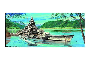 Trumpeter 1/700 German Tirpitz 1944 Battleship Plastic Model Kit image 29883