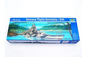 Trumpeter 1/700 German Tirpitz 1944 Battleship Plastic Model Kit image 29884