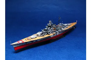 Trumpeter 1/700 German Tirpitz 1944 Battleship Plastic Model Kit image 29891