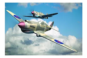 Trumpeter 1/48 P-40 Warhawk (Tomahawk II A) Fighter Scaled Plastic Model Kit image 29906
