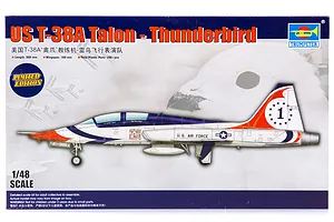 Trumpeter 1/48 US T-38A Talon Thunderbird Trainer Jet Scaled Plastic Model Kit image 29931