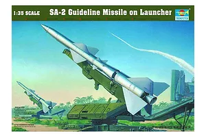 Trumpeter 1/35 SA-2 Guideline Missile On Launcher Scaled Plastic Model Kit image 29943