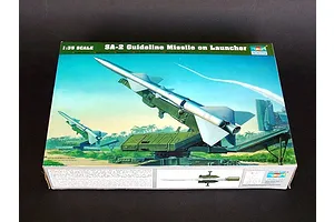 Trumpeter 1/35 SA-2 Guideline Missile On Launcher Scaled Plastic Model Kit image 29945