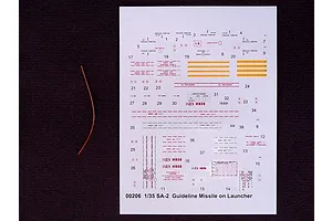 Trumpeter 1/35 SA-2 Guideline Missile On Launcher Scaled Plastic Model Kit image 29948