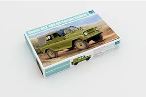 Trumpeter 1/35 Soviet UAZ-469 All-Terrain Military Staff Car Scaled Plastic Model Kit image 30013